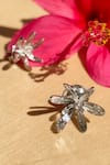 Buy_KEFI-CO_Silver Plated Fiore Mini Studs _at_Aza_Fashions