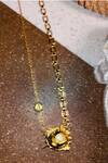 Shop_KEFI-CO_Gold Plated Alba Pendant Chain _at_Aza_Fashions