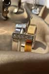 Buy_KEFI-CO_Gold Plated Quirky Band Ring _at_Aza_Fashions