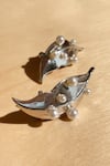 Buy_KEFI-CO_Silver Plated Pearls Ersa Ear Cuffs _at_Aza_Fashions