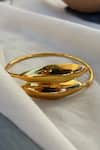 Buy_KEFI-CO_Gold Plated Spring Bracelet _at_Aza_Fashions