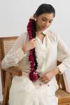 RAAS LIFE_Off White Cotton, , Vegan Lace, Embroidery Mandarin Heer Work Kurta _Online_at_Aza_Fashions