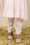 Buy_Neha Gursahani_Pink Embroidery Anarkali Kurta And Pant With Jacket _Online_at_Aza_Fashions