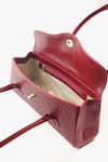 Buy_Tan & Loom_Red Seville Cherry Leather Satchel Bag _Online_at_Aza_Fashions