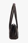 Tan & Loom_Black Seville Warm Leather Satchel Bag _Online_at_Aza_Fashions
