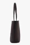 Tan & Loom_Black Amalfi Warm Leather Tote Bag _Online_at_Aza_Fashions