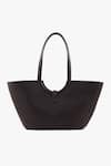 Shop_Tan & Loom_Black Amalfi Warm Leather Tote Bag _at_Aza_Fashions