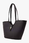 Shop_Tan & Loom_Black Amalfi Warm Leather Tote Bag _Online_at_Aza_Fashions