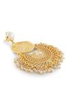Buy_Mnsh_Gold Plated Pearls Mor Coin Earrings _Online_at_Aza_Fashions