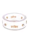 Mnsh_White Pearls Shakti Nidar Resin Bangle - Single Pc _Online_at_Aza_Fashions