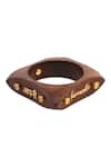 Mnsh_Brown Stones, Studs Main Apni Fav Hu Bangle - Single Pc _Online_at_Aza_Fashions