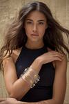 Buy_Mnsh_Gold Plated Pearls Hathi Luxe Resin Bracelet - Single Pc _at_Aza_Fashions