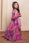 Buy Kirti Agarwal - Pret N Couture Pink Organza, Net Embroidery, Sequins, Zari Floral Motif Blouse Lehenga Set Online at Aza Fashions Buy_Kirti Agarwal - Pret N Couture_Pink Organza, Net Embroidery, Sequins, Zari Floral Motif Blouse Lehenga Set _Online_at_Aza_Fashions