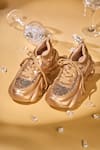 Buy House Of Vian Rose Gold Aurelia Embellished Sneakers at Aza Fashions Buy_House Of Vian_Rose Gold Aurelia Embellished Sneakers _at_Aza_Fashions