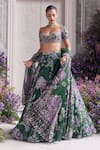 Buy Mahima Mahajan Green Silk Organza Embroidery, Sequins, Beads, Metallic Adaia Lehenga Set Online at Aza Fashions Buy_Mahima Mahajan_Green Silk Organza Embroidery, Sequins, Beads, Metallic Adaia Lehenga Set _Online_at_Aza_Fashions