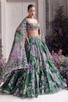 Shop Mahima Mahajan Green Silk Organza Embroidery, Sequins, Beads, Metallic Adaia Lehenga Set Online at Aza Fashions Shop_Mahima Mahajan_Green Silk Organza Embroidery, Sequins, Beads, Metallic Adaia Lehenga Set _Online_at_Aza_Fashions