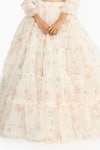 Buy_Gauri & Nainika_Off White Silk Organza Ruffles Square Neck Wildflower Printed Lehenga Set 