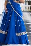 Seema Thukral Blue Georgette, Satin, Net Embroidery, Heena Embellished Blouse Lehenga Set at Aza Fashions Seema Thukral_Blue Georgette, Satin, Net Embroidery, Heena Embellished Blouse Lehenga Set _at_Aza_Fashions