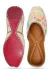 Buy_NR By Nidhi Rathi_Multi Color Multicolored Embroidered Juttis _at_Aza_Fashions