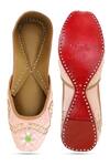 Buy_NR By Nidhi Rathi_Pink Embroidered And Beaded Juttie _at_Aza_Fashions
