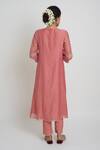 Shop Sinjhar Pink Chanderi, Cotton, Silk, Kota Doria Embroidery, Kurta, Pant And Dupatta Set at Aza Fashions Shop_Sinjhar_Pink Chanderi, Cotton, Silk, Kota Doria Embroidery, Kurta, Pant And Dupatta Set _at_Aza_Fashions