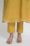 Buy_Sinjhar_Yellow Chanderi, Silk Organza Sequins, Embroidery, Kurta, Pant And Dupatta Set 