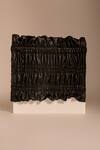 Shop_Tara And I_Black Smocking Drift Sling Bag _at_Aza_Fashions
