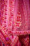 Buy_Shyam Narayan Prasad_Pink Silk, Organza Embroidery, Sequins, Gota Patti, Tassels Lehenga Set _Online