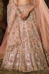 Buy Shashank Arya Peach Dupion, Tulle Zari, Sequins, Stones, Beads, Embroidery Bridal Lehenga Set Online at Aza Fashions Buy_Shashank Arya_Peach Dupion, Tulle Zari, Sequins, Stones, Beads, Embroidery Bridal Lehenga Set _Online_at_Aza_Fashions