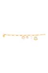 Mnsh_Gold Plated Pearls, Stones, Crystals Shubh Polki Bracelet _Online_at_Aza_Fashions