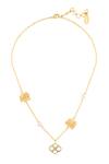 Shop_Mnsh_Gold Plated Polki Haathi Necklace _at_Aza_Fashions
