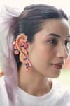 Buy_Krutiarts_Multi Color Embroidery, Beads, Mirrors Raveena Earrings _Online_at_Aza_Fashions