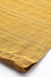 Ritu Kumar_Yellow Viscose Collared Essential Mahira Striped Kurta And Palazzo Co-ord Set _at_Aza_Fashions