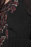 Buy Ritu Kumar Black Viscose Chinon Chiffon, Viscose, Lycra Embroidery, Lior Anarkali Set Buy_Ritu Kumar_Black Viscose Chinon Chiffon, Viscose, Lycra Embroidery, Lior Anarkali Set