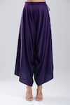 Buy_Prisho_Purple Embroidery, Beads, Zari Round Neck Kaftan Pant Set _Online_at_Aza_Fashions