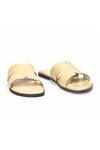 Buy_Domani_Beige Hades Handcrafted Leather Slippers _Online_at_Aza_Fashions