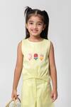 Buy Partykles Yellow Cotton Satin Embroidery Popsicle Top And Pant Set Online at Aza Fashions Buy_Partykles_Yellow Cotton Satin Embroidery Popsicle Top And Pant Set _Online_at_Aza_Fashions