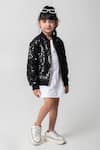 Shop_Partykles_Black Sequins Work Bomber Jacket _Online_at_Aza_Fashions