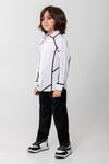 Partykles_White Cotton Black And Shirt _Online_at_Aza_Fashions
