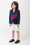 Buy Partykles Navy Rayon Nautical Blazer Online at Aza Fashions Buy_Partykles_Navy Rayon Nautical Blazer _Online_at_Aza_Fashions