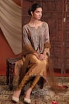 Buy Farha Syed Silver Tissue, Net Embroidery, Sequins, Beads Kurta Dhoti Pant And Dupatta Set at Aza Fashions Buy_Farha Syed_Silver Tissue, Net Embroidery, Sequins, Beads Kurta Dhoti Pant And Dupatta Set _at_Aza_Fashions