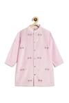 Buy_Tiber Taber_Pink Viscose, Cotton Embroidery Kurta And Pyjama Set _Online_at_Aza_Fashions