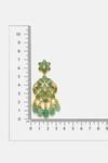 Ruby Raang Green Stones, Pearls Kundan And Drop Earrings Online at Aza Fashions Ruby Raang_Green Stones, Pearls Kundan And Drop Earrings _Online_at_Aza_Fashions