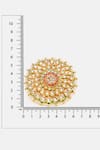 Buy Ruby Raang Gold Plated Stones, Pearls Kundan Embellished Cocktail Ring Online at Aza Fashions Buy_Ruby Raang_Gold Plated Stones, Pearls Kundan Embellished Cocktail Ring _Online_at_Aza_Fashions