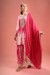 Buy Samyukta Singhania Fuchsia Silk, Embroidery, Gota Shibori And Dori Kurta Set at Aza Fashions Buy_Samyukta Singhania_Fuchsia Silk, Embroidery, Gota Shibori And Dori Kurta Set _at_Aza_Fashions