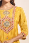 Buy Samyukta Singhania Yellow Tissue, Chinon, Silk, Chiffon Embroidery, Zari, Thread And Kurta Set Online at Aza Fashions Buy_Samyukta Singhania_Yellow Tissue, Chinon, Silk, Chiffon Embroidery, Zari, Thread And Kurta Set _Online_at_Aza_Fashions