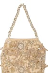 The Leather Garden_Blush Embroidery, Beads, Sequins Seher Potli Bag _Online