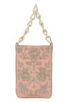 Shop_The Leather Garden_Blush Embroidery, Beads, Sequins Sukoon Bag 