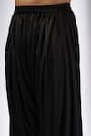 Buy_SALIL BHATIA_Black Modal, Satin Cowl Salwar Pant _Online_at_Aza_Fashions