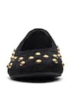 Buy_Dang Shoes_Black Candy Stud Embellished Ballet Flats _Online_at_Aza_Fashions